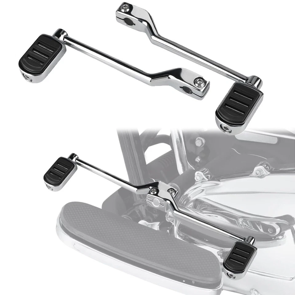 Heel Toe Shift Lever Shifter Peg Fit For Harley Softail Touring Electra Glide - Imagem 3 de 4