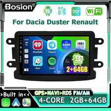 Android15 CarPlay For Dacia Duster Renault Car Radio Stereo GPS Sat Nav 2GB+64GB