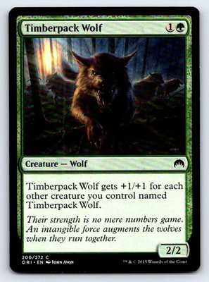 #ad Timberpack Wolf 200 Common Magic Origins Magic: The Gathering Lightly Played $1.55