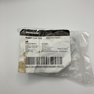 NEW SEALED - Medtronic MiniMed Pump 7XX Clear Belt Clip MMT-640CL