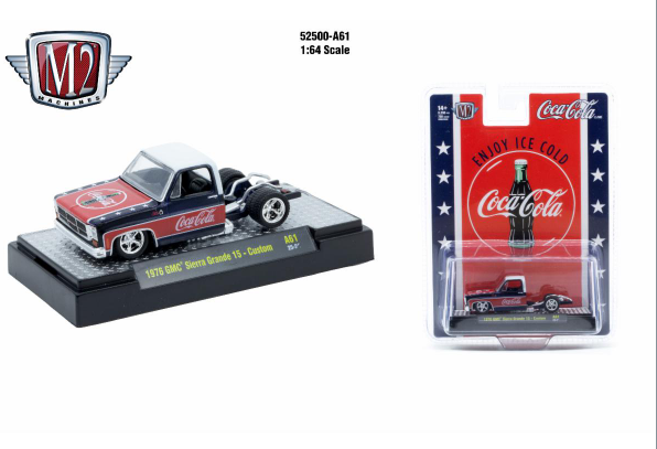 M2 Machines Coca-Cola Release A61 1976 GMC Sierra Grande 15 Custom