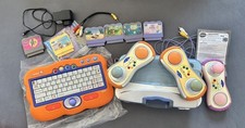 VTech Smile Motion Lernkonsole mit 3x Joystick, Tastatur, 6 Spiele z.B. Barney