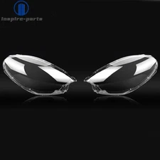 Pair Clear Headlight Lens Covers for 2015-2018 Porsche Macan - PC