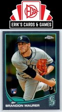 2013 Topps Chrome Brandon Maurer Rookie Seattle Mariners RC #102