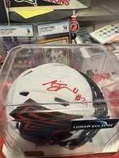 Signed AJ Terrell Lunar Eclipse Mini Football Helmet