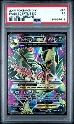 PSA 1 M Sceptile EX 85/98 2015 Ancient Origins Ultra Rare Pokemon