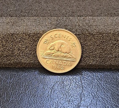 Münzen Canada Cents 5   1942 - Bild 1 von 2