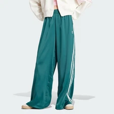 adidas women Adicolor Satin Wide Leg Track Pants