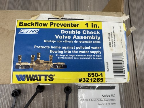 Gruppo valvola di ritegno doppia antiritorno 1" Febco Watt 850 #321265 850-1 - Foto 2 di 7