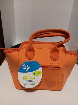 New BYO Bring Your Own Adela Soft Sided Lunch Bag Orange NWT