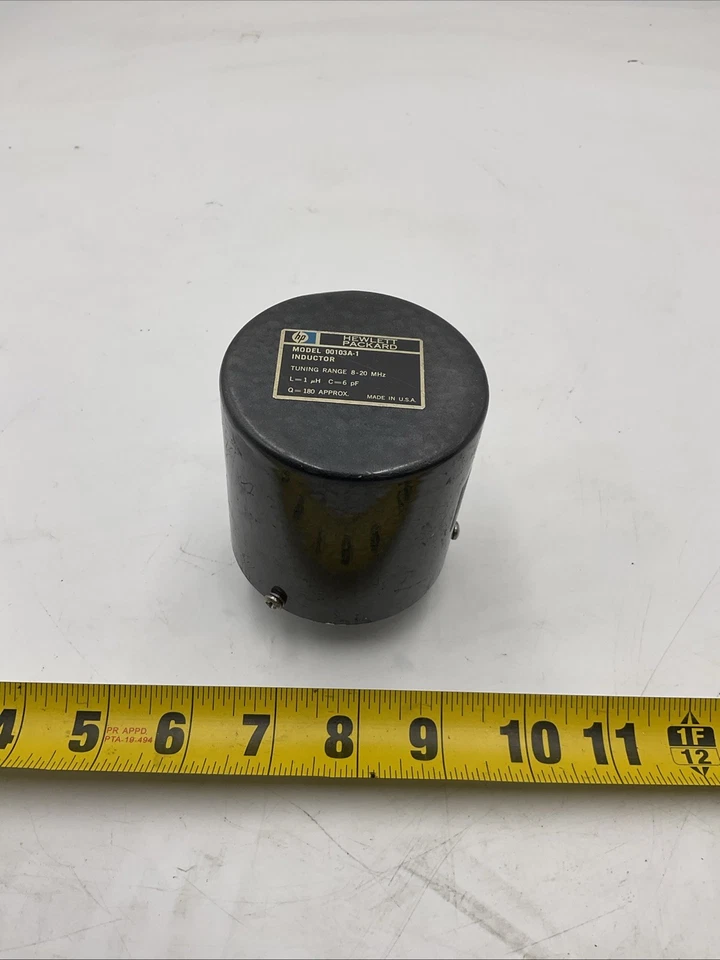 Hewlett-Packard Packard Modelo-00103A-1 Rango Inductor 8-20MHz!!! S1 Foto 2 de 4