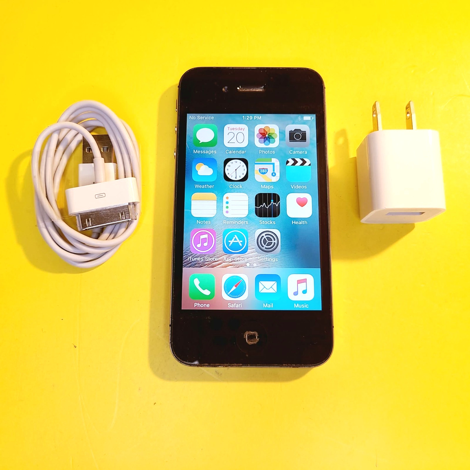 ⚡BELL & VIRGIN MOBILE ONLY⚡BLACK APPLE IPHONE 4S 16GB A1