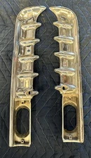 1955 1956 Packard Patrician Rear Door Trim 469430 469431 Nice OEM Units  55 56