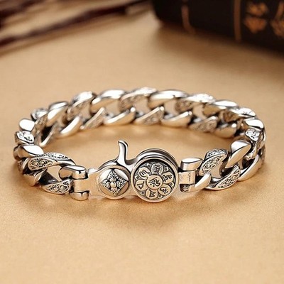 925 Sterling Silber Glück Jinbao Paixiu Domineering Herren Handarbeit Armband