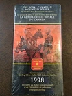 1998 CANADA SILVER  DOLLAR AND PIN THE  ROYAL MOUNTED  POLICE  UNOPENED