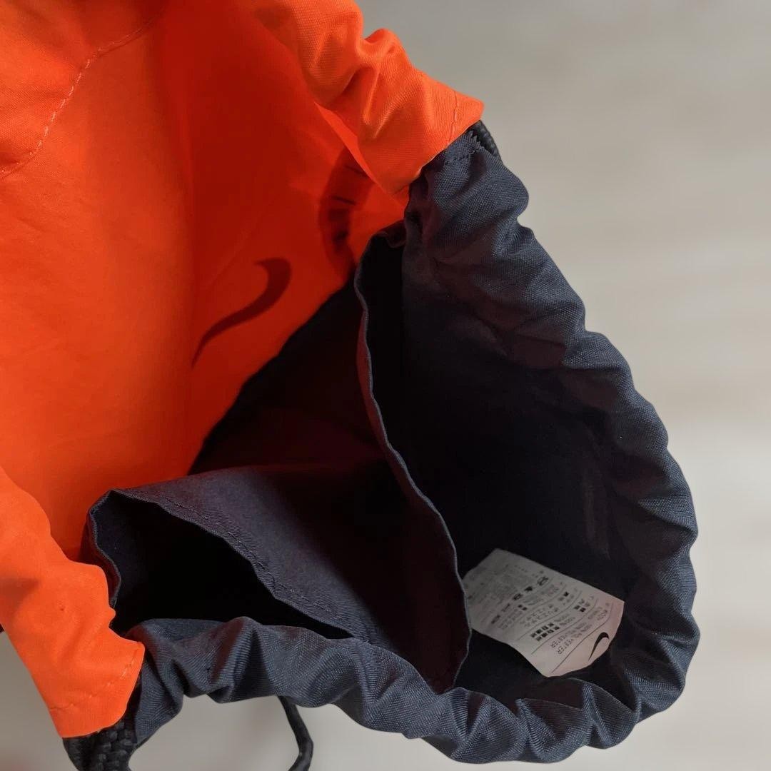 Nike Knapsack Backpack Drawstring Polyester Orang… - image 6