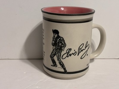 Elvis Presley Biography Mug E.P.E. Vintage