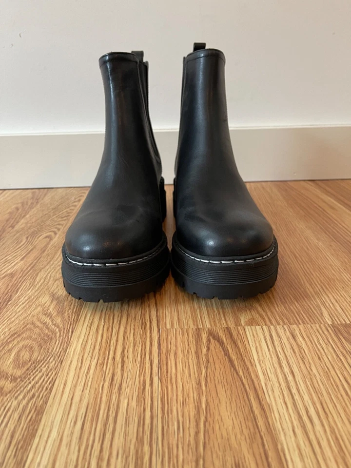 Botas Chelsea Marc Fisher de cuero negras para mujer talla nuevas sin caja 9 Foto 3 de 4