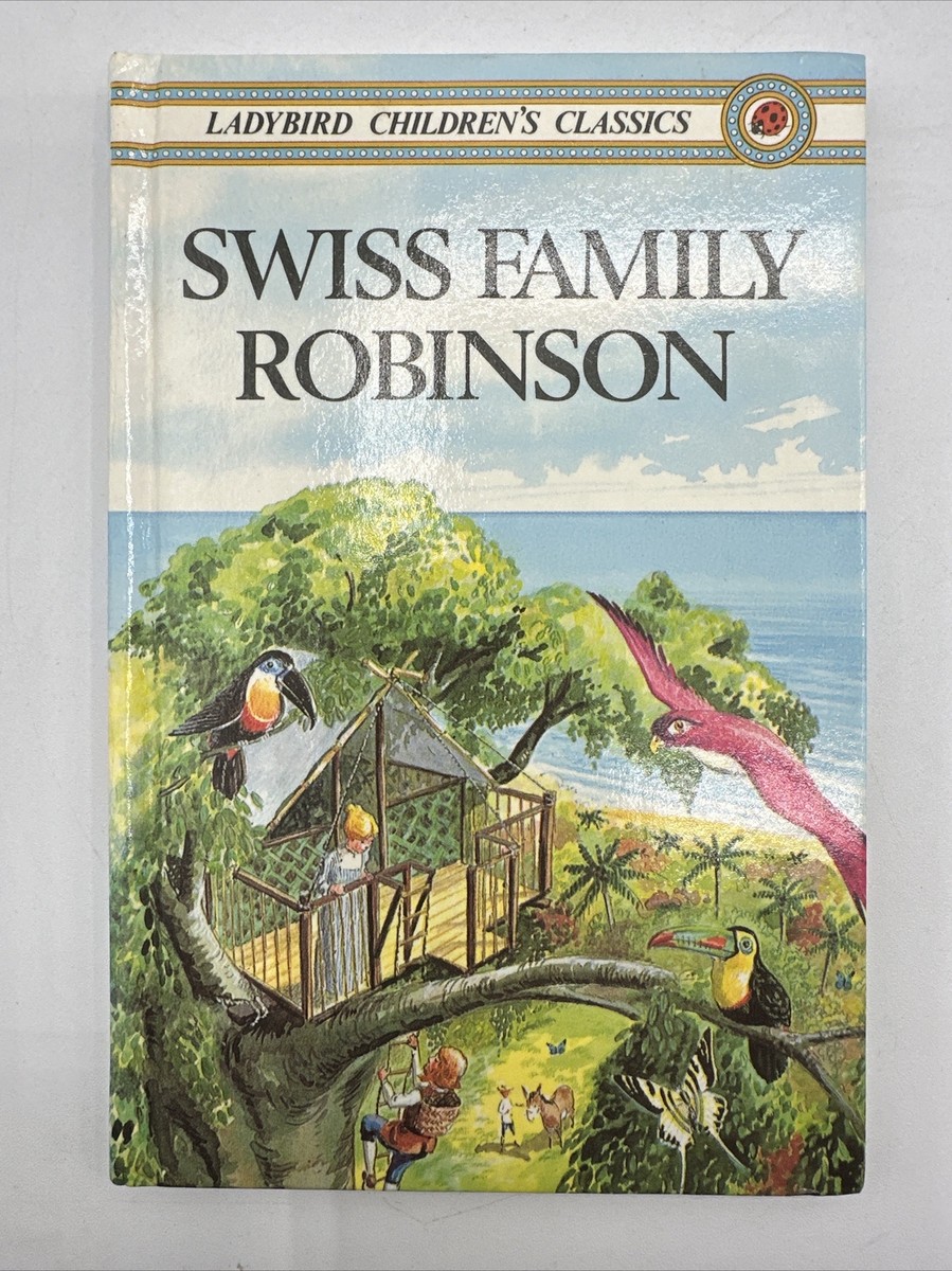 Ladybird Children's Classics Swiss Family Robinson Hardcover 1979