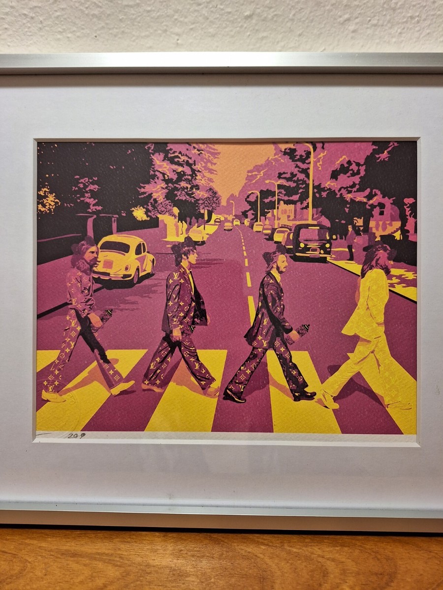 DEATH NYC Artist Proof Beatles Abbey Road Louis Vuitton Pink