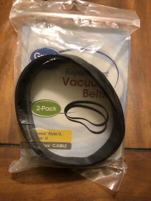 2-Pack Replacement Vacuum Belts 2351 Eureka Style U, Sanitaire U, Kenmore CJUBL2