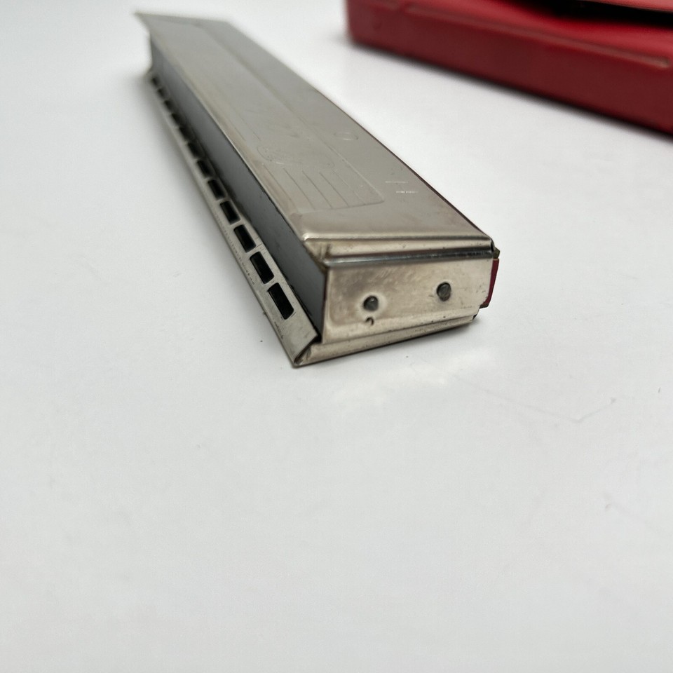 Vintage M Hohner Echo Harmonica Key of C Made In Germany eBay