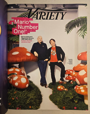 VARIETY MAGAZINE APRIL 5 2023 SUPER MARIO NINTENDO Chris Meledandri Shigeru Miya