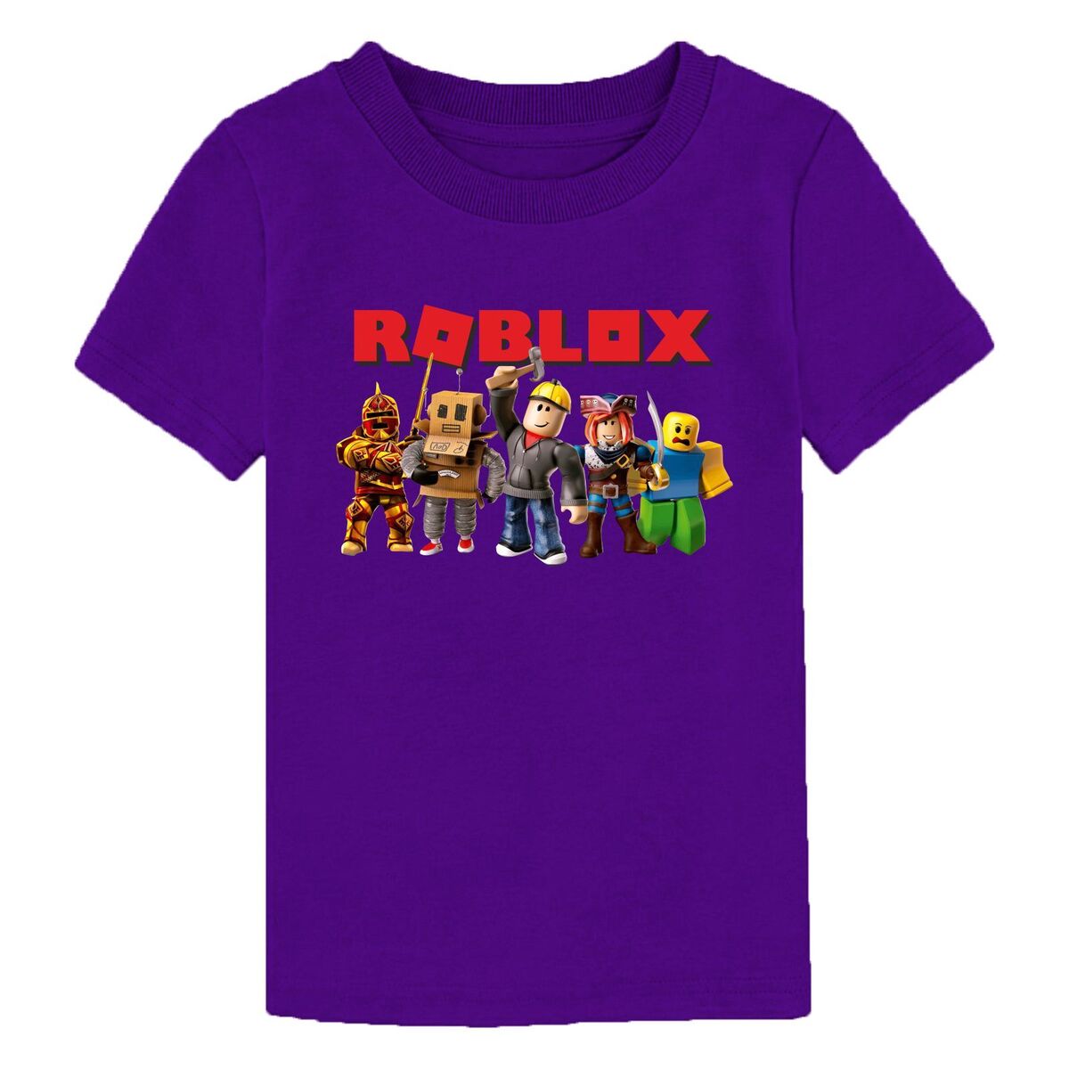 Children Roblox T-Shirt Kids' Games Family Gaming Team Tee Shirt