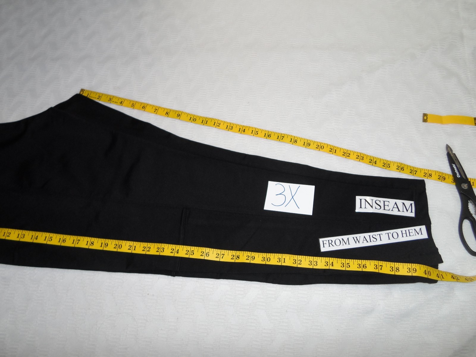 Mynt 1792 Seam & Zip Detail Coated Leggings (Plus Size) Black size 3X-NWOT $128