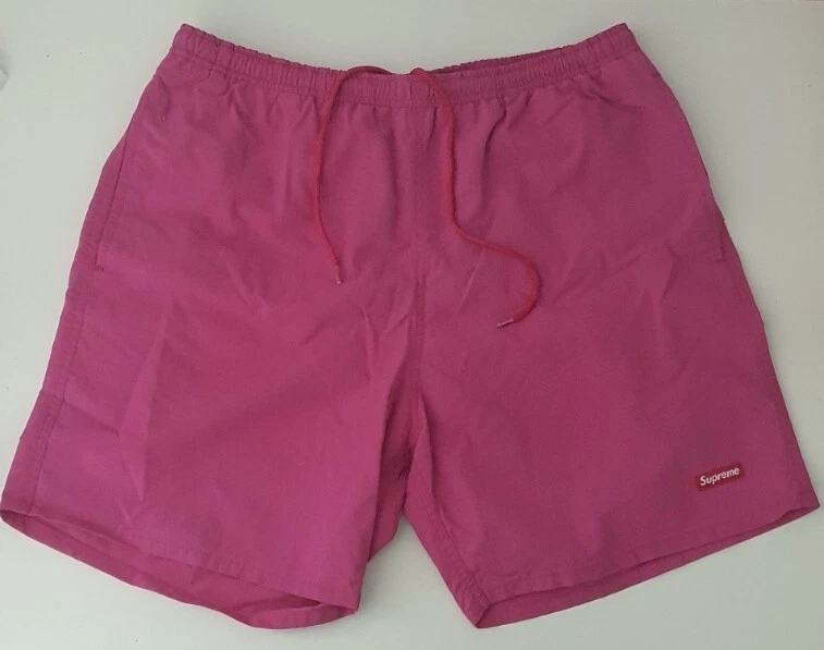 SS17 Supreme Nylon Agua Corto Talla M Magenta Pantalones Cortos Rosa Fucsia