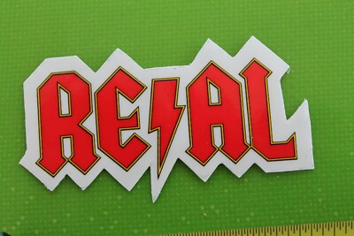 REAL Skateboards ACDC Punk Rock Bolts OG Red Z36A Vintage