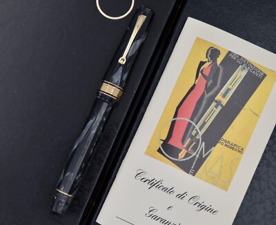 OMAS Old style (1992) Paragon Extra Gray Pearl Celluloid Fountain