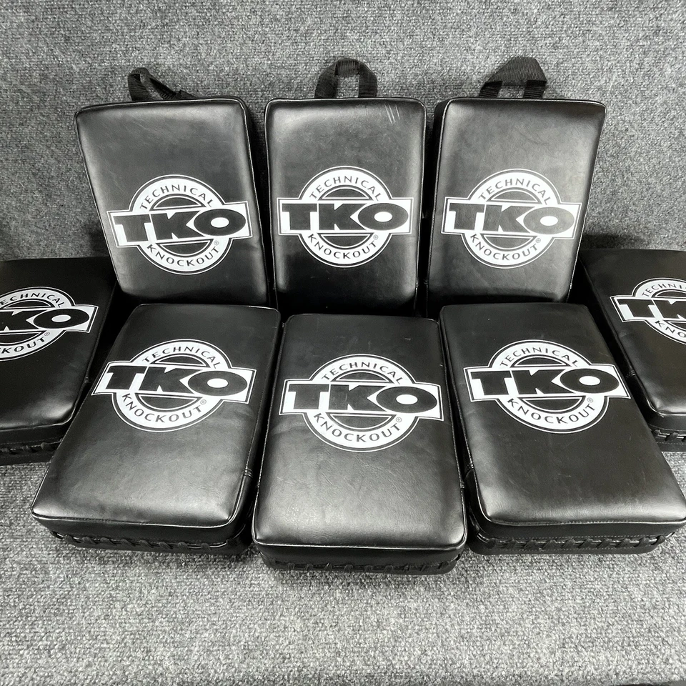 Almohadillas de mano TKO Technical Knockout X8 negras boxeo perforación rectángulo almohadilla de ahorro Foto 2 de 4