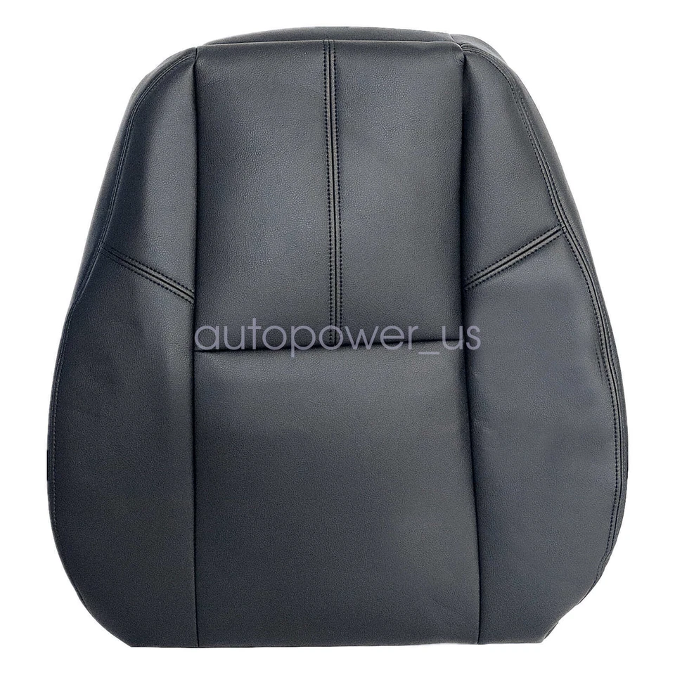 适用于 2007 - 2014 雪佛兰索罗德两侧皮革座椅套和泡沫靠垫黑色 — 第 3/4 张图片