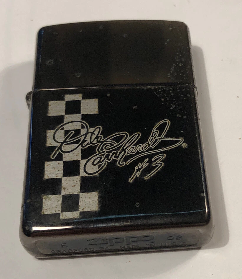 Vintage Lot 2 Dale Earnhardt #3 Lighters Zippo NASCAR Racing Legendary  Champion