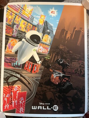 Disney Pixar WALL-E by ''Raid71'' Poster Bottleneck Gallery 90/150 LE BNG