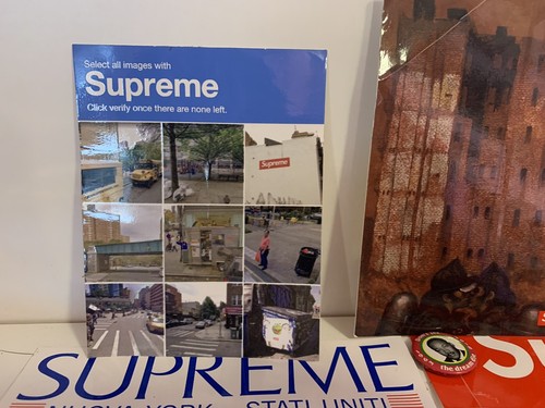Supreme Keychain Stickers & Pin Lot - Picture 2 of 10