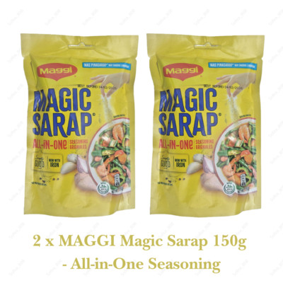 MAGGI Magic Sarap (2 Packs x 150g) All-in-One Seasoning for Rich & Savory Dishes