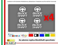 Adesivi Sticker Auto Moto antifurto BLOCK SHAFT Tuning camion camper gps tracker