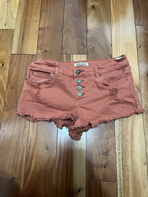 EUC Rust Colored Billabong Denim Shorts 27.