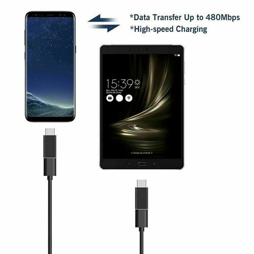 USB Type-C Male to Micro USB 31 Female Converter USB-C P6Q1 Adapter Ne G4S1 E9D6 - Photo 5 sur 10