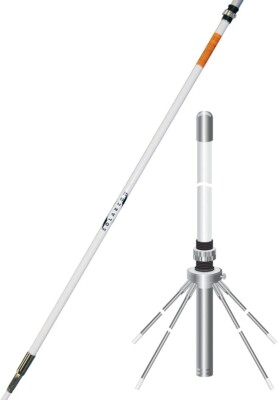 Solarcon A-99CK 17' Omni-Directional Base Antenna w/ Ground Plane Kit 2000 Watts