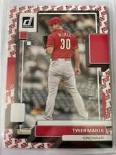 2022 Donruss Baseball Base One Hundred #160 Tyler Mahle /100 - Cincinnati Reds