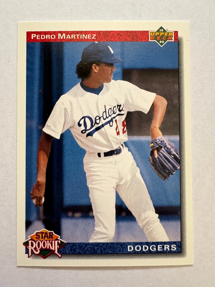 Lote de conjuntos de equipos de cubierta superior de los Dodgers de Los Ángeles 1989-93 (5 juegos con Martinez RC) Foto 2 de 4