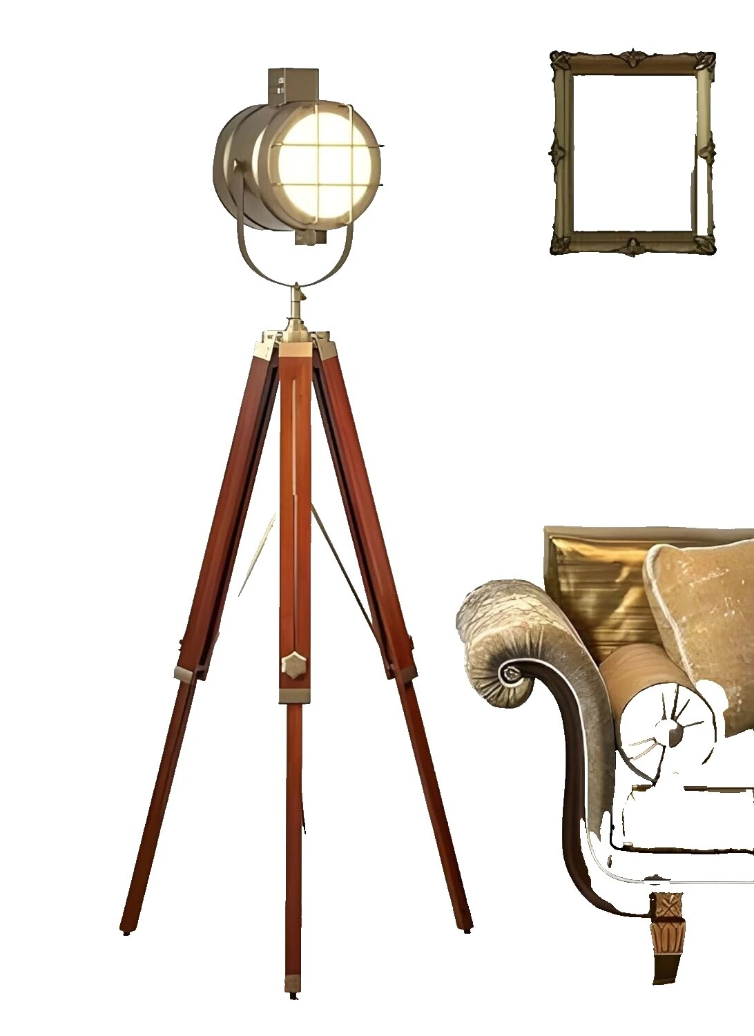 Handmade Wooden Living Room Lamps