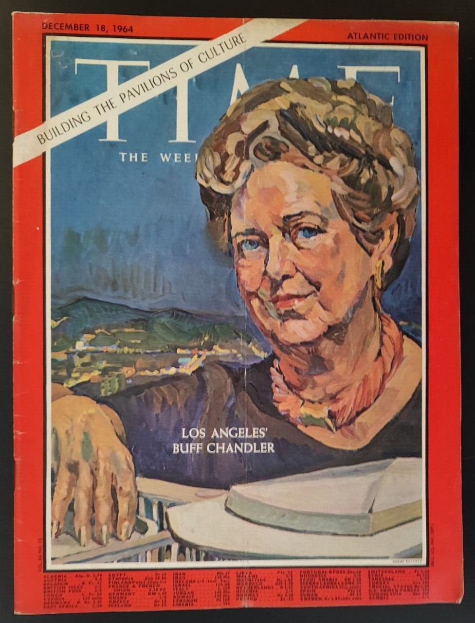 Dorothy Buffum Chandler Leader Los Angeles 1964 Time Magazine December 18