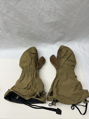 Outdoor Research USGI Coyote Firebrand Mitts w/Liner Inserts Med A Grade Mittens
