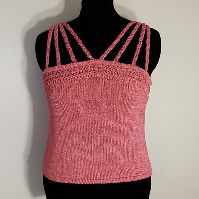 crochet spaghetti strap top