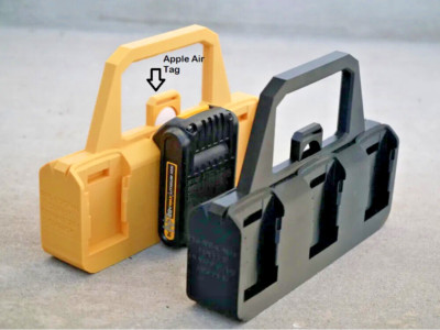 DeWALT 20V Sixpack Akkuträger - kompatibel mit Apple AirTag für Easy Track