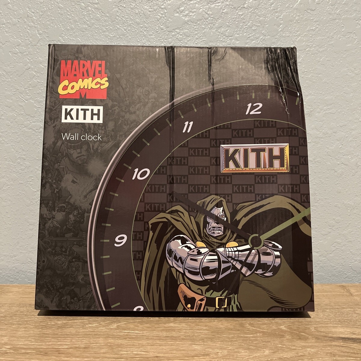 Kith Marvel Dr Doom Wall Clock DAMAGED (Read Description) | eBay